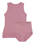 Boyish Vest Twin Set ~ Antique Pink