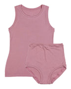 Boyish Vest Twin Set ~ Antique Pink