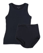 Boyish Vest Twin Set ~ Midnight