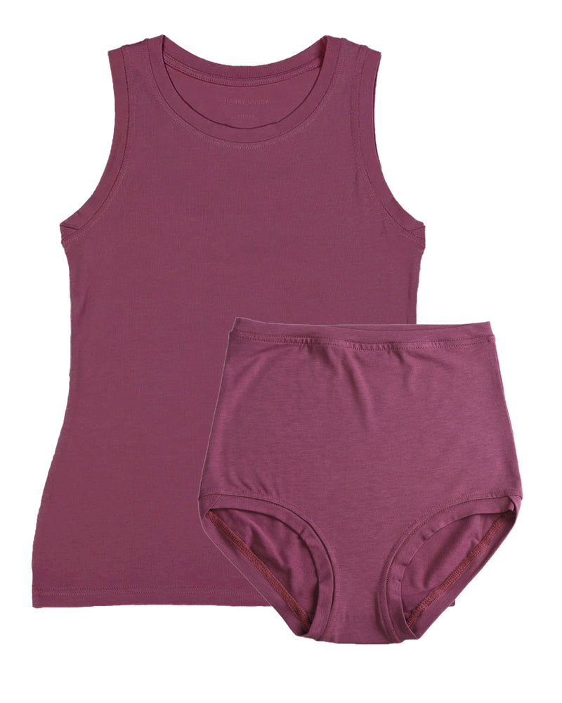 Boyish Vest Twin Set ~ Old Rose