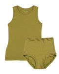 Boyish Vest Twin Set ~ Olive