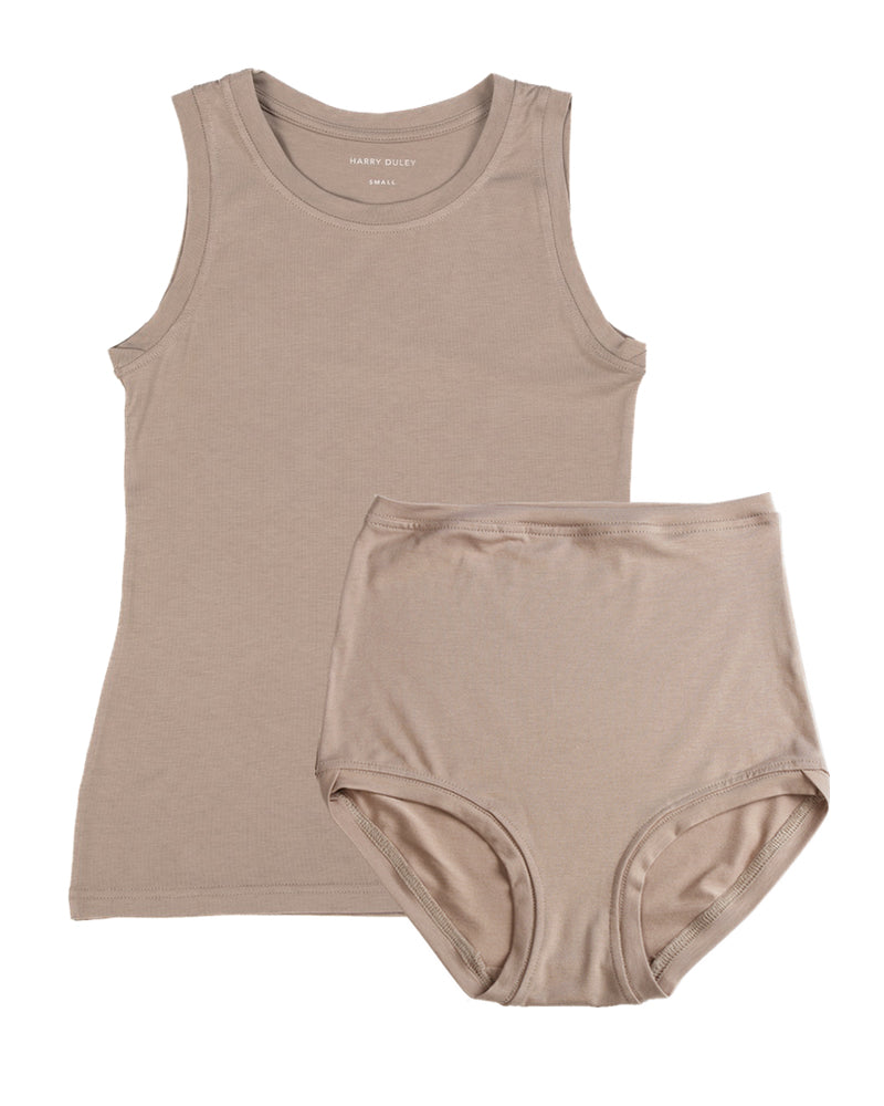 T-shirt à manches longues superposé – Rose poudré