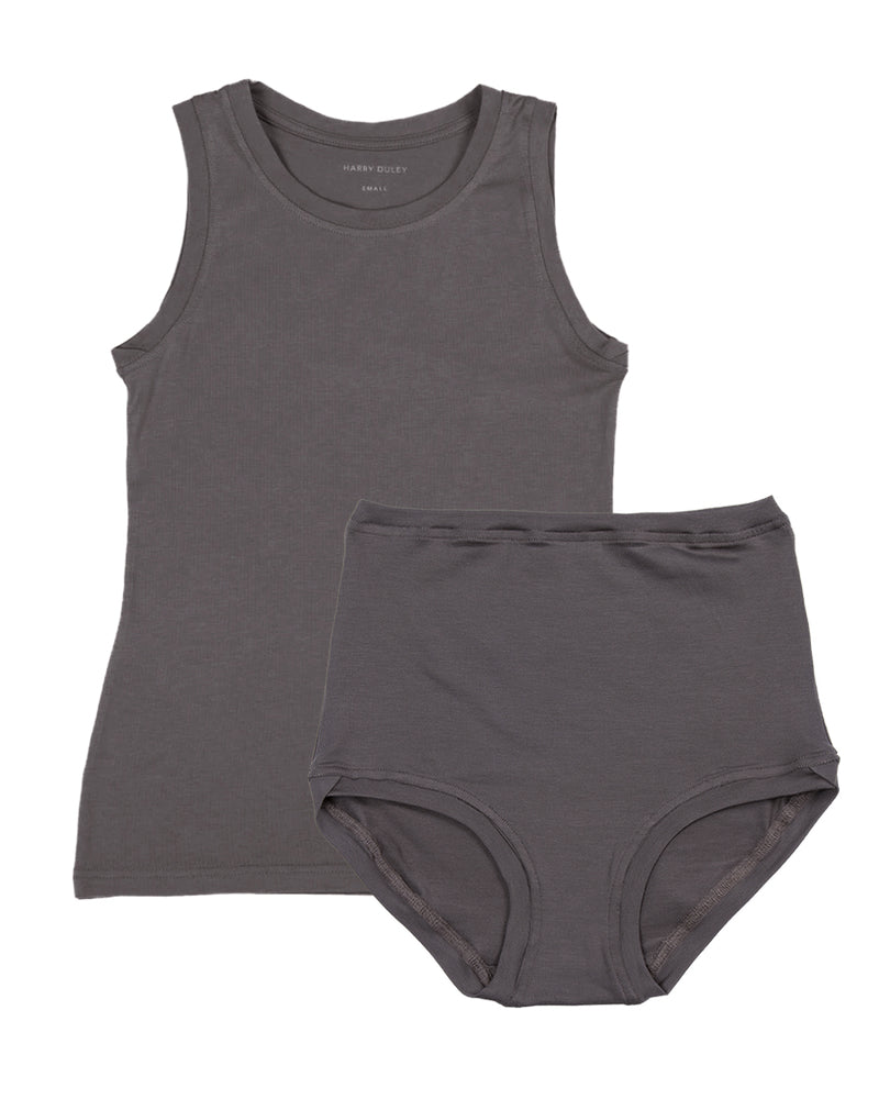 Boyish Vest Twin Set ~ Umber