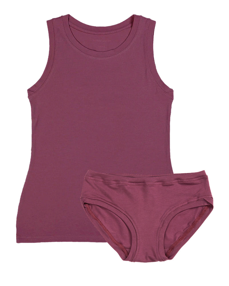 Boyish Vest Twin Set ~ Old Rose