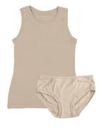 T-shirt à manches longues superposé – Rose poudré