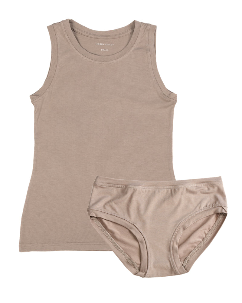 T-shirt à manches longues superposé – Rose poudré