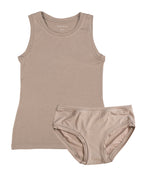 T-shirt à manches longues superposé – Rose poudré