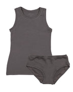 Boyish Vest Twin Set ~ Umber