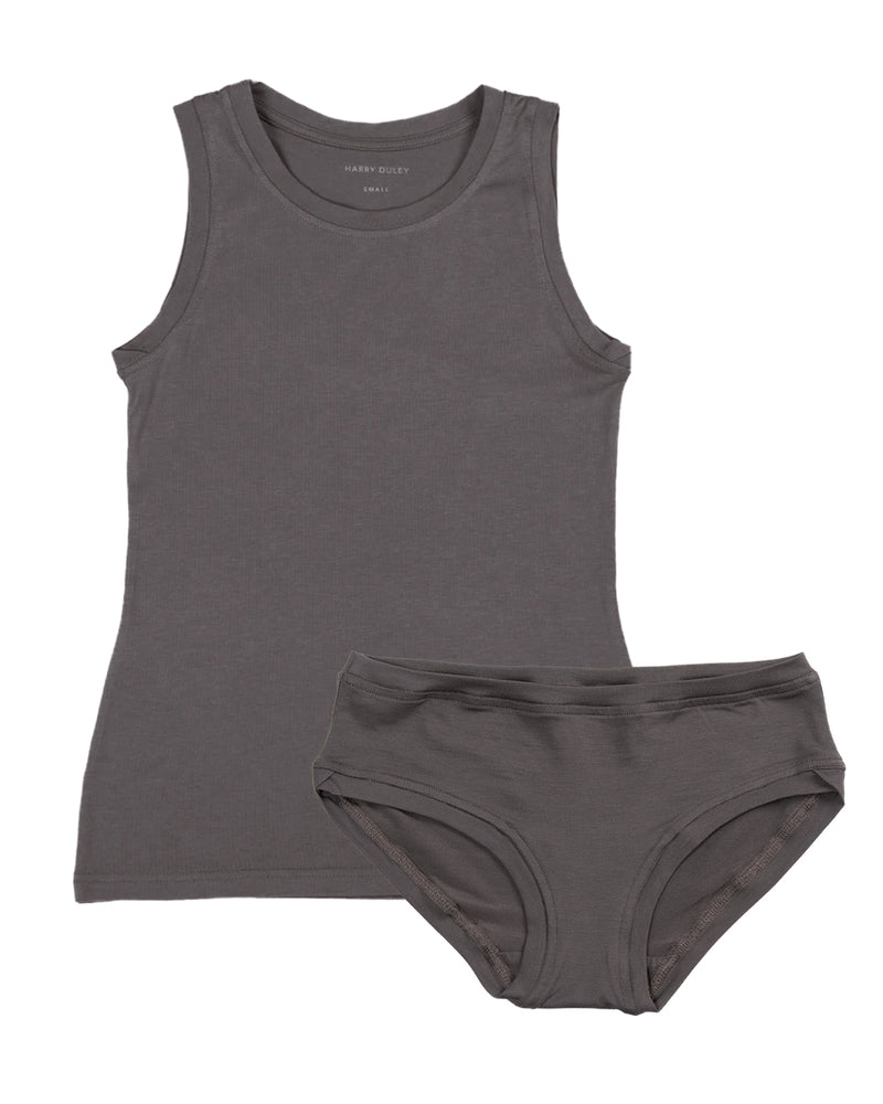 Boyish Vest Twin Set ~ Umber