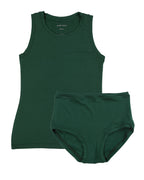 Boyish Vest Twin Set ~ Emerald