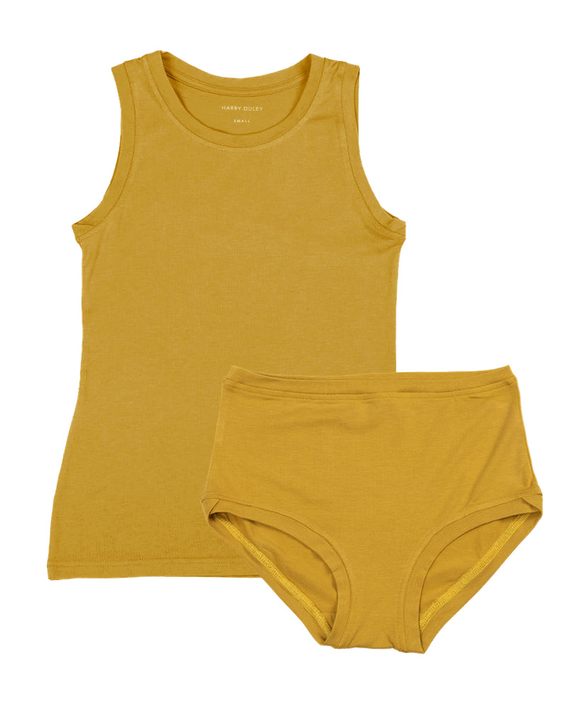Boyish Vest Twin Set ~ Golden