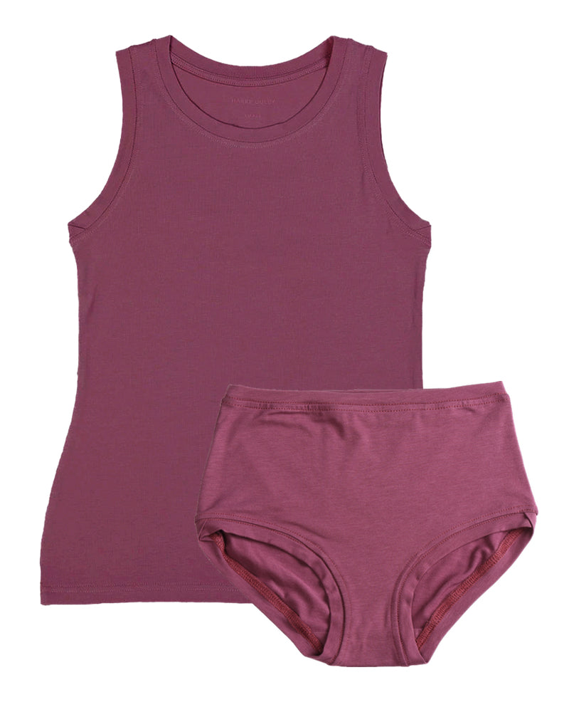 Boyish Vest Twin Set ~ Old Rose
