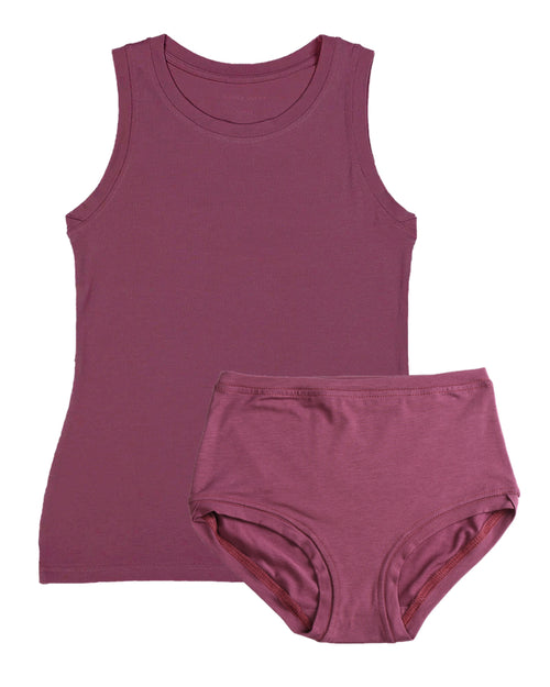 Boyish Vest Twin Set ~ Old Rose