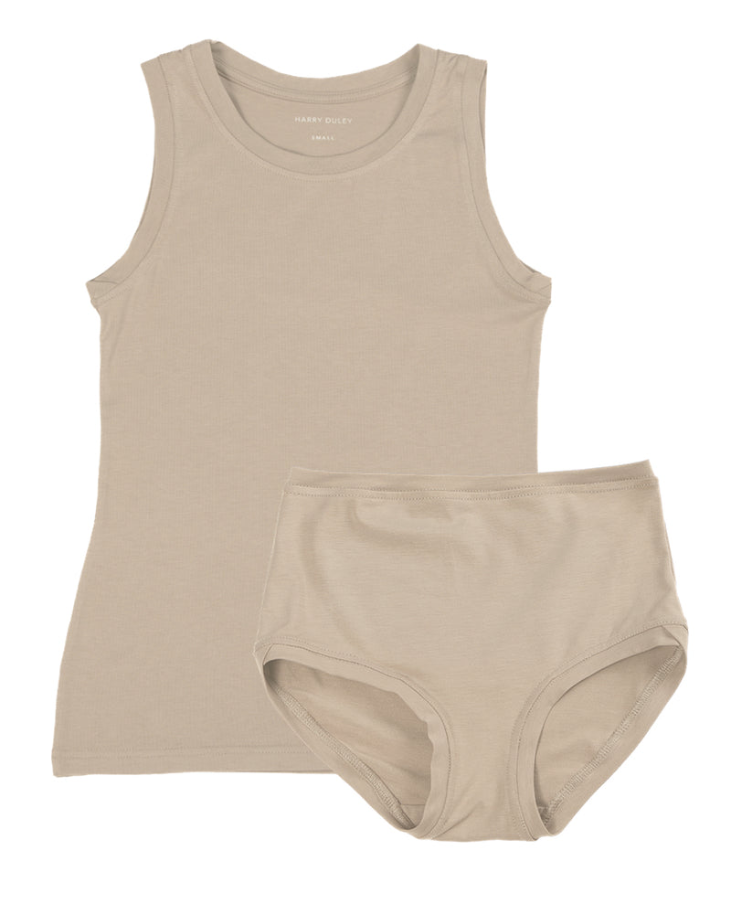 T-shirt à manches longues superposé – Rose poudré