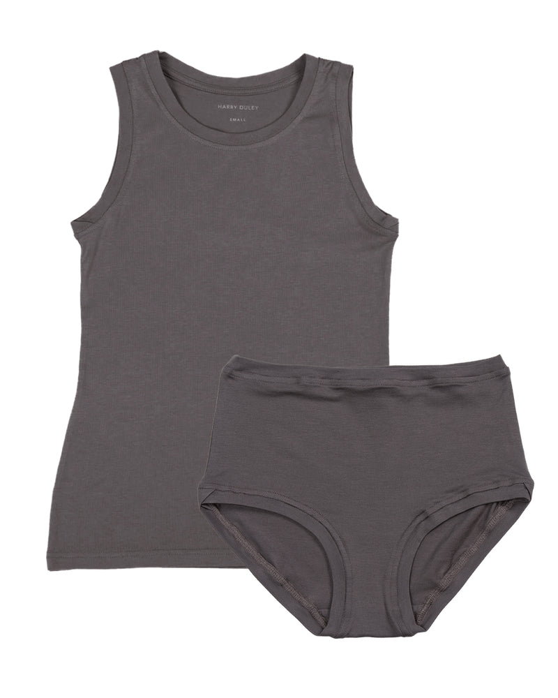Boyish Vest Twin Set ~ Umber