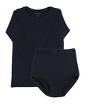 T-shirt à manches longues superposé – Rose poudré