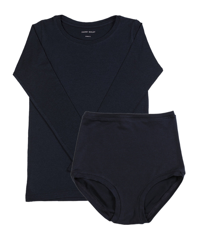 Long Sleeve Twin Set ~ Midnight
