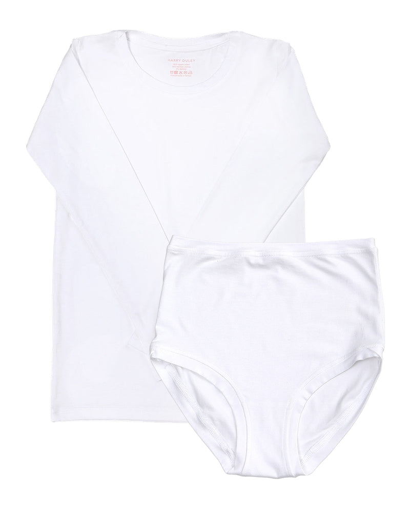 T-shirt à manches longues superposé – Rose poudré