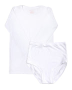 T-shirt à manches longues superposé – Rose poudré