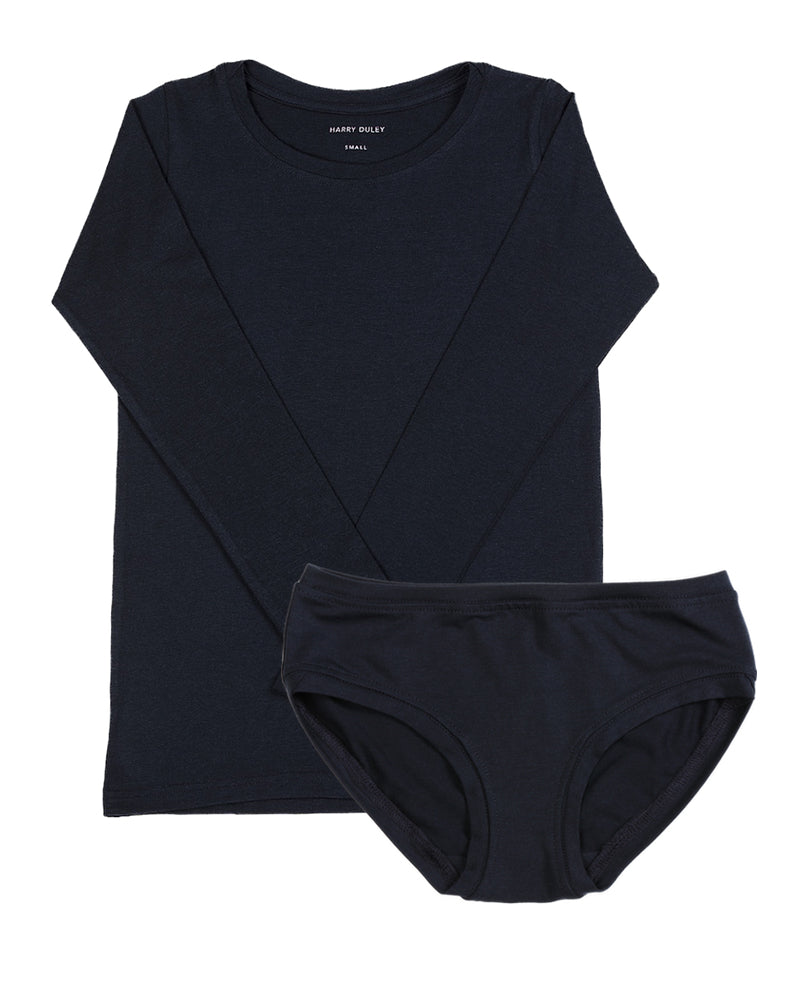 Long Sleeve Twin Set ~ Midnight