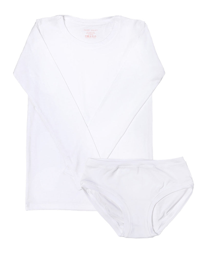 T-shirt à manches longues superposé – Rose poudré