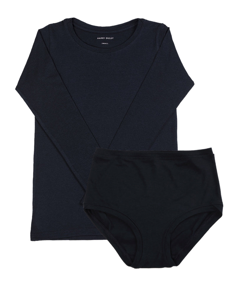 Long Sleeve Twin Set ~ Midnight