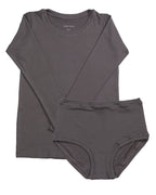 Long Sleeve Twin Set ~ Umber