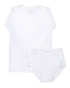 T-shirt à manches longues superposé – Rose poudré