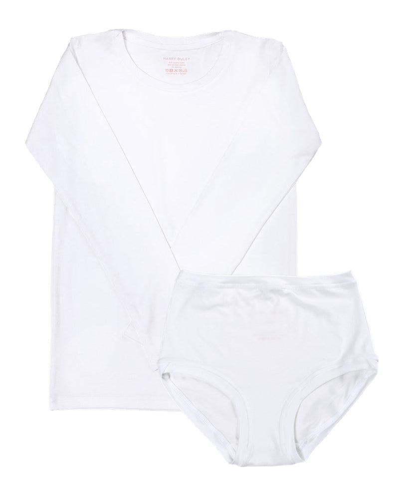 T-shirt à manches longues superposé – Rose poudré