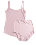 Strappy Vest Twin Set ~ Dusty Pink