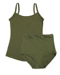 Strappy Vest Twin Set ~ Khaki