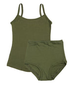 Strappy Vest Twin Set ~ Khaki