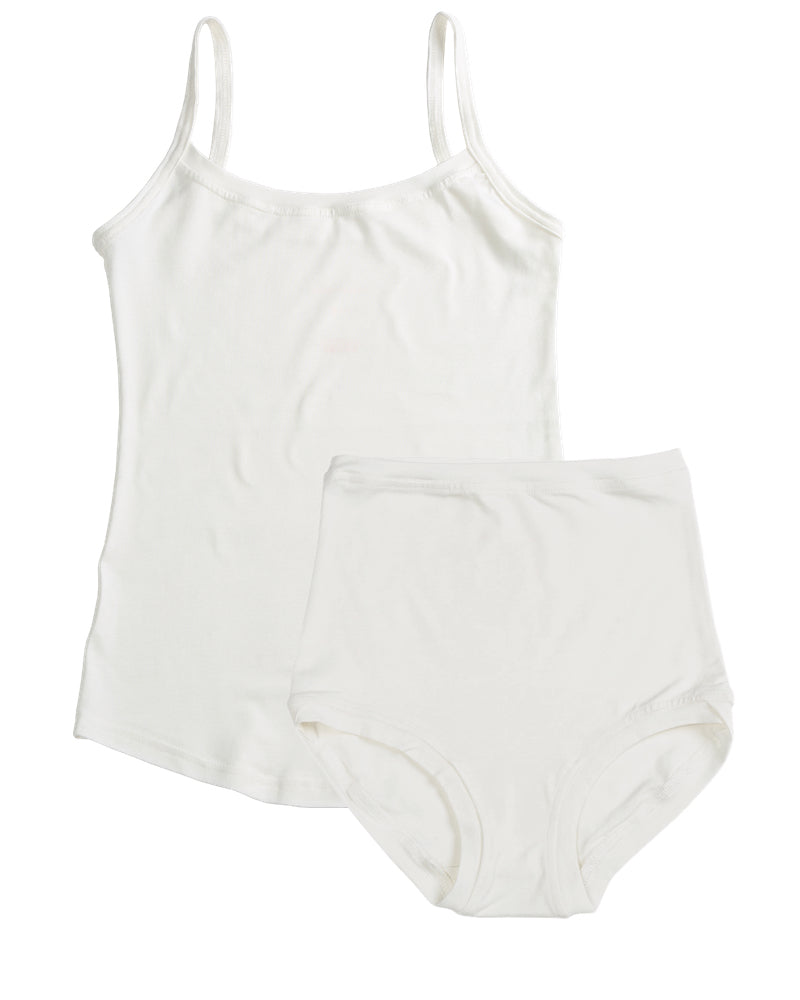 Strappy Vest Twin Set ~ Natural
