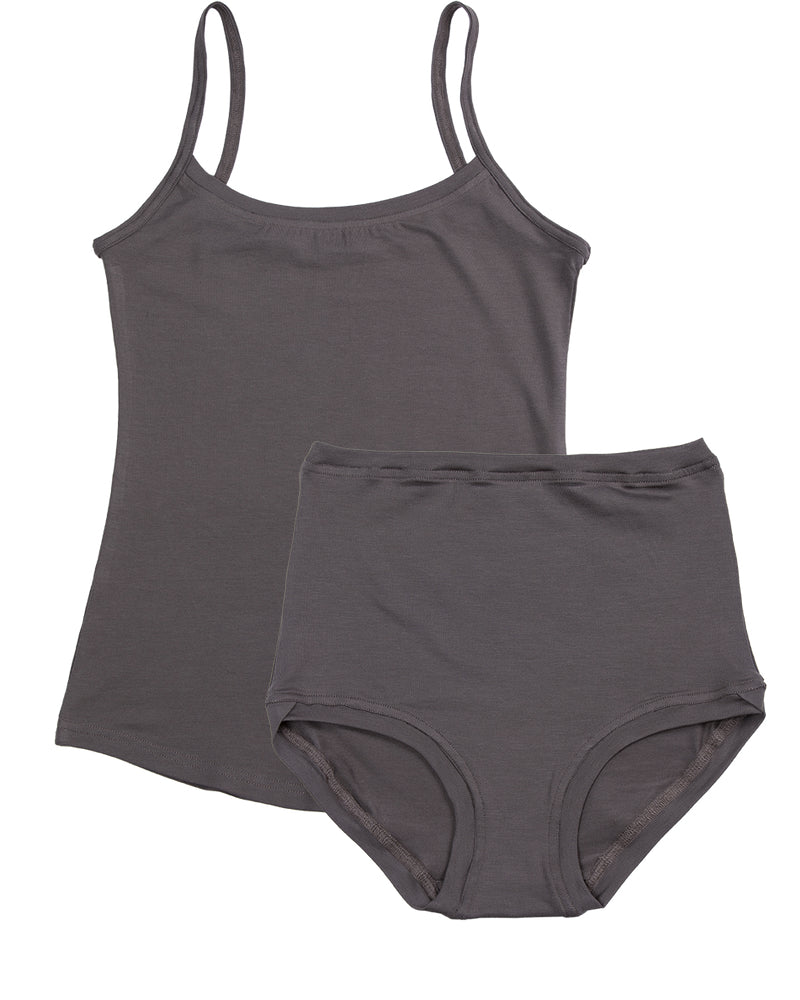 Strappy Vest Twin Set ~ Umber