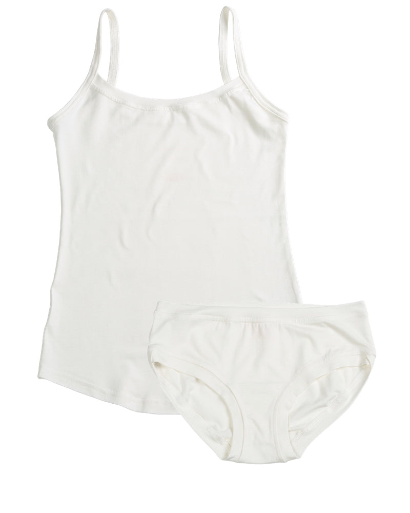 Strappy Vest Twin Set ~ Natural