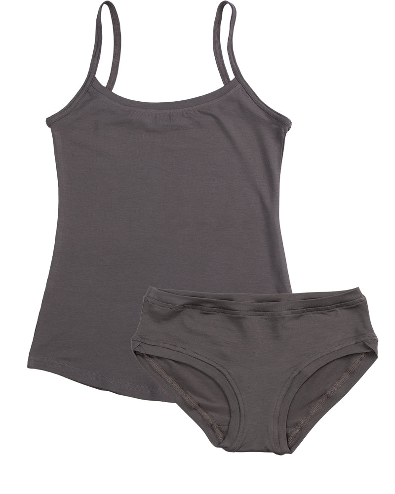 Strappy Vest Twin Set ~ Umber