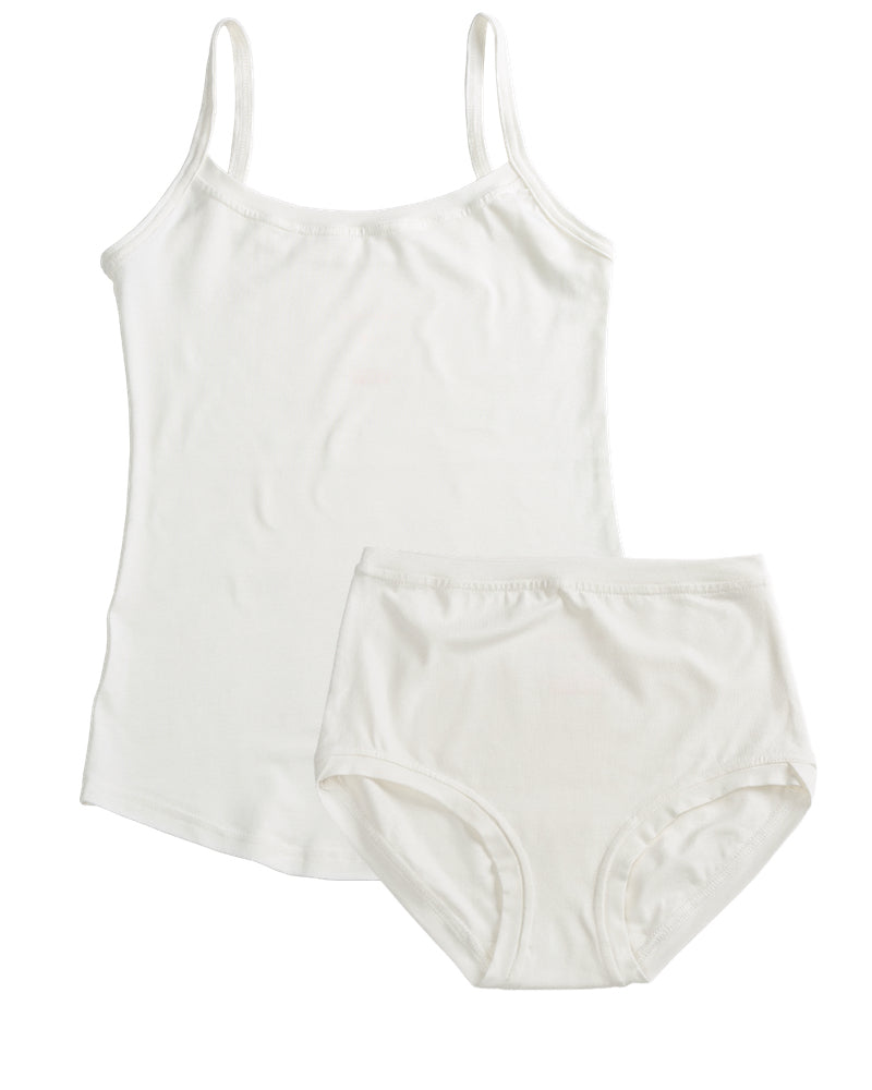 Strappy Vest Twin Set ~ Natural