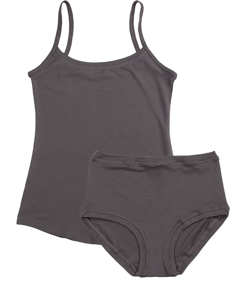 Strappy Vest Twin Set ~ Umber