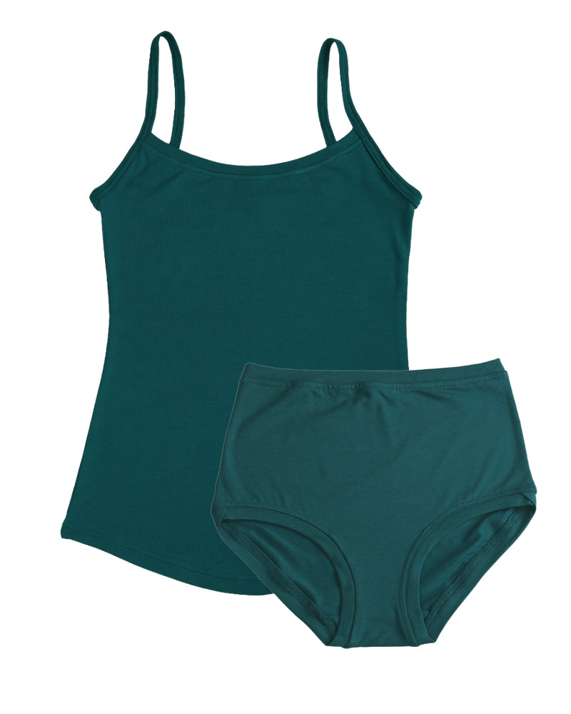Strappy Vest Twin Set ~ Dark Teal