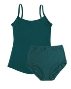 Strappy Vest Twin Set ~ Dark Teal
