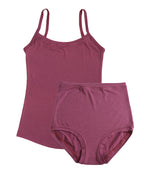 Strappy Vest Twin Set ~ Old Rose