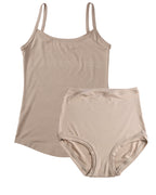 Strappy Vest Twin Set ~ Stone