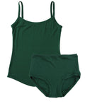 Strappy Vest & Mid Rise Pants Twin Set in a Bag ~ Emerald