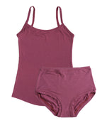 Strappy Vest Twin Set ~ Old Rose