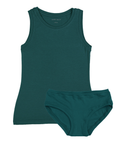 Boyish Vest Twin Set ~ Dark Teal