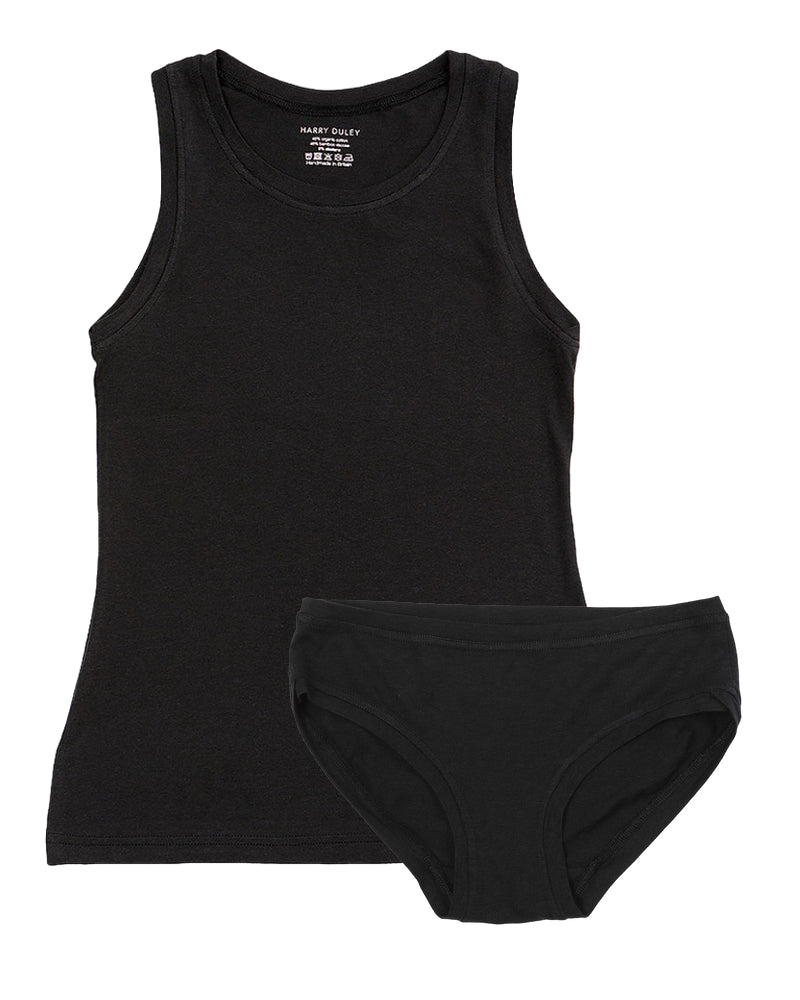 Sac cadeau gilet et pantalon pour garçon ~ Noir
