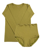 Long Sleeve Twin Set ~ Olive