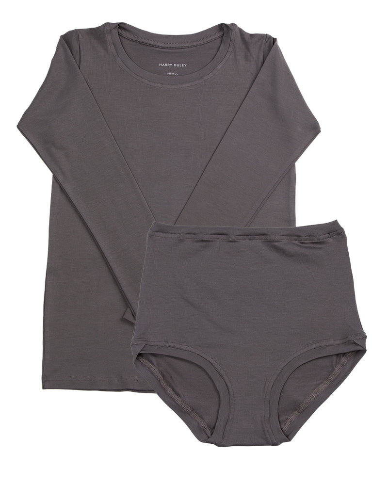 Long Sleeve Twin Set ~ Umber