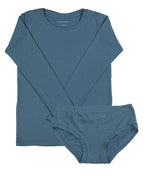 T-shirt à manches longues superposé – Rose poudré