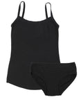 Strappy Vest Twin Set ~ Black